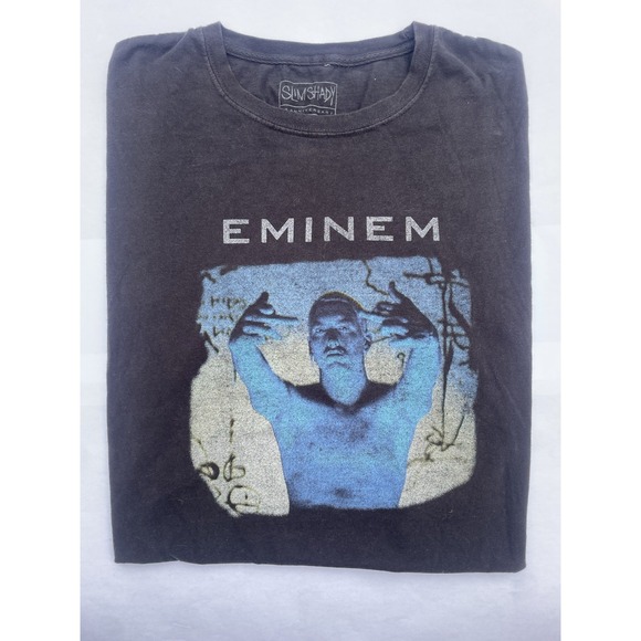 Vintage Other - RARE VTG Vintage Official Slim Shady Tour Eminem Middle Finger T-Shirt L Tee HTF